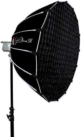 Light Dome SE Flash Diffuser Softbox with Honeycomb Grid and Bowen Mount for Amaran 100d/100x/200d/200x, for LS 600d Pro/300d II/300x/120d II