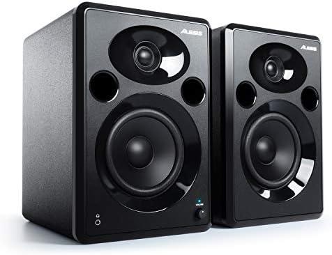 Alesis Elevate 5 MKII | Powered Desktop Studio Speakers for Home Studios/Video-Editing/Gaming and Mobile Devices, Black