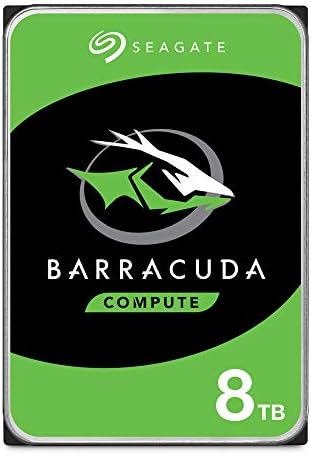 Seagate BarraCuda 8TB Internal Hard Drive HDD – 3.5 Inch Sata 6 Gb/s 5400 RPM 256MB Cache for Computer Desktop PC (ST8000DMZ04/ST8000DMZ04)