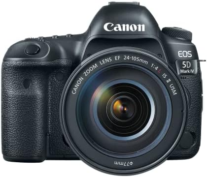 Canon EOS 5D Mark IV Full Frame Digital SLR Camera with EF 24-105mm f/4L is II USM Lens Kit Black